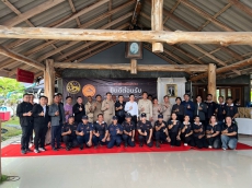 ร่วมตรวจประเมินผลงานและตัดสินการคัดเลือกหมู่บ้านเข้มแข็ง