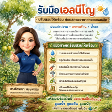 รับมือเอลนีโญปรับสวนให้พร้อมก่อนสภาพอากาศกระทบผลผลิต
