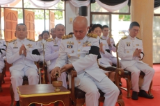 พิธีบำเพ็ญกุศลและทำบุญตักบาตร
