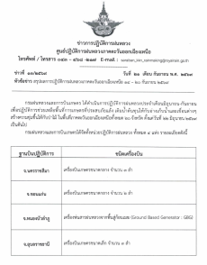 รายงานสรุปผลการปฏิบัติการฝนหลวง
