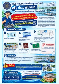 ประชาสัมพันธ์ถึงเกษตรกรผู้เพาะเลี้ยงสัตว์น้ำที่ประสบภัยพิบัติ
