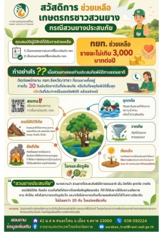 สวัสดิการช่วยเหลือเกษตรกรชาวสวนยาง