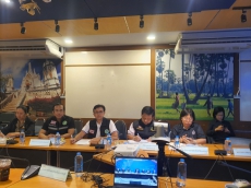 ประชุมร่วมกับกองบัญชาการป้องกันและบรรเทาสาธารณภัยแห่งชาติ