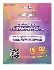 สนง.กษ.อำนาจเจริญประชาสัมพันธ์เสนอชื่อบุคคลดีเด่น