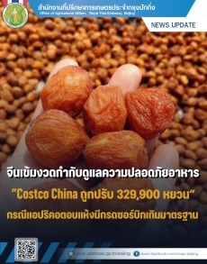จีนเข้มงวดกำกับดูแลความปลอดภัยอาหาร