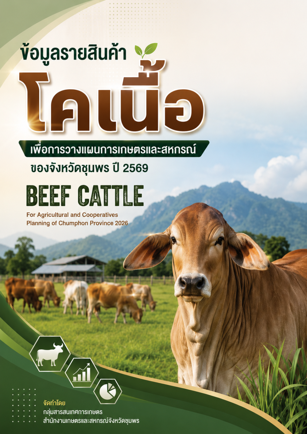 ข้อมูลรายสินค้าเพื่อการวางแผนการเกษตรและสหกรณ์ของจังหวัดชุมพร