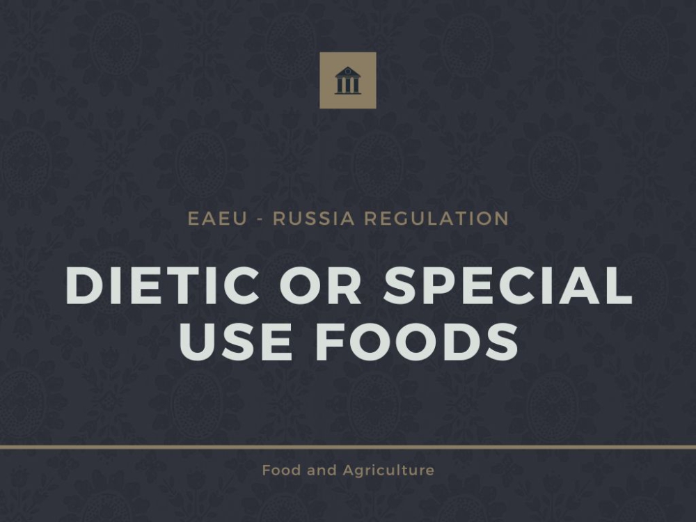 Dietic or Special Use Foods