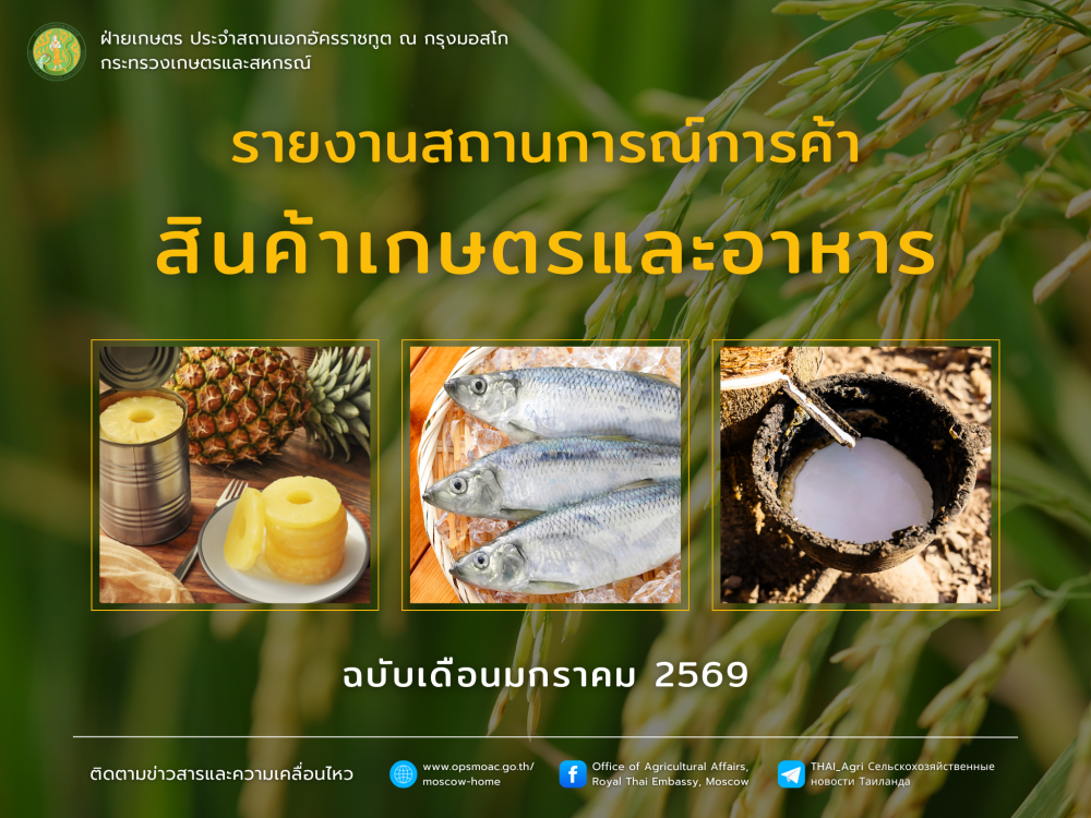 รายงานสถานการณ์สินค้าเกษตรและอาหาร