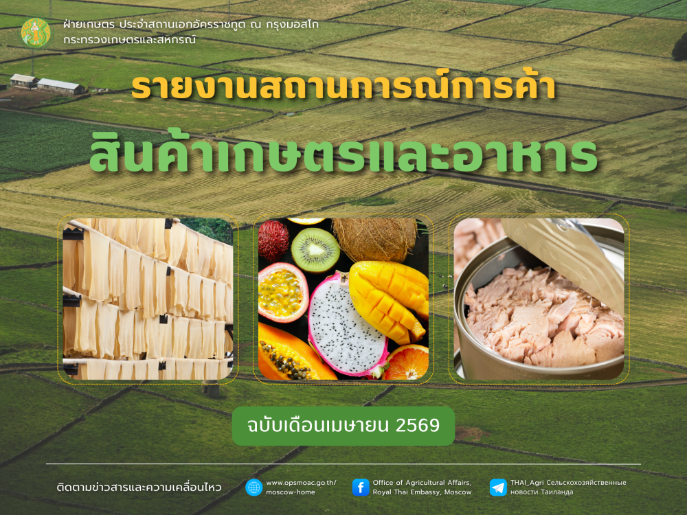 รายงานสถานการณ์สินค้าเกษตรและอาหาร