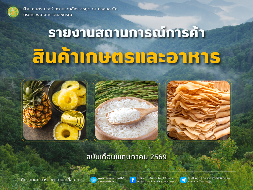 รายงานสถานการณ์สินค้าเกษตรและอาหาร