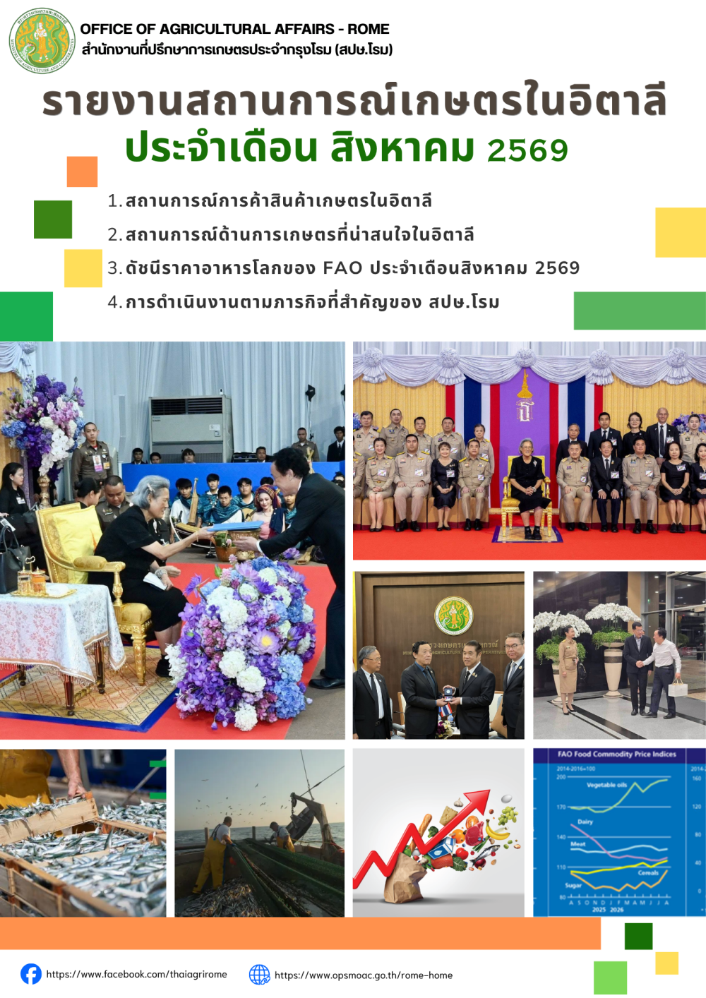 รายงานสถานการณ์เกษตรในอิตาลี