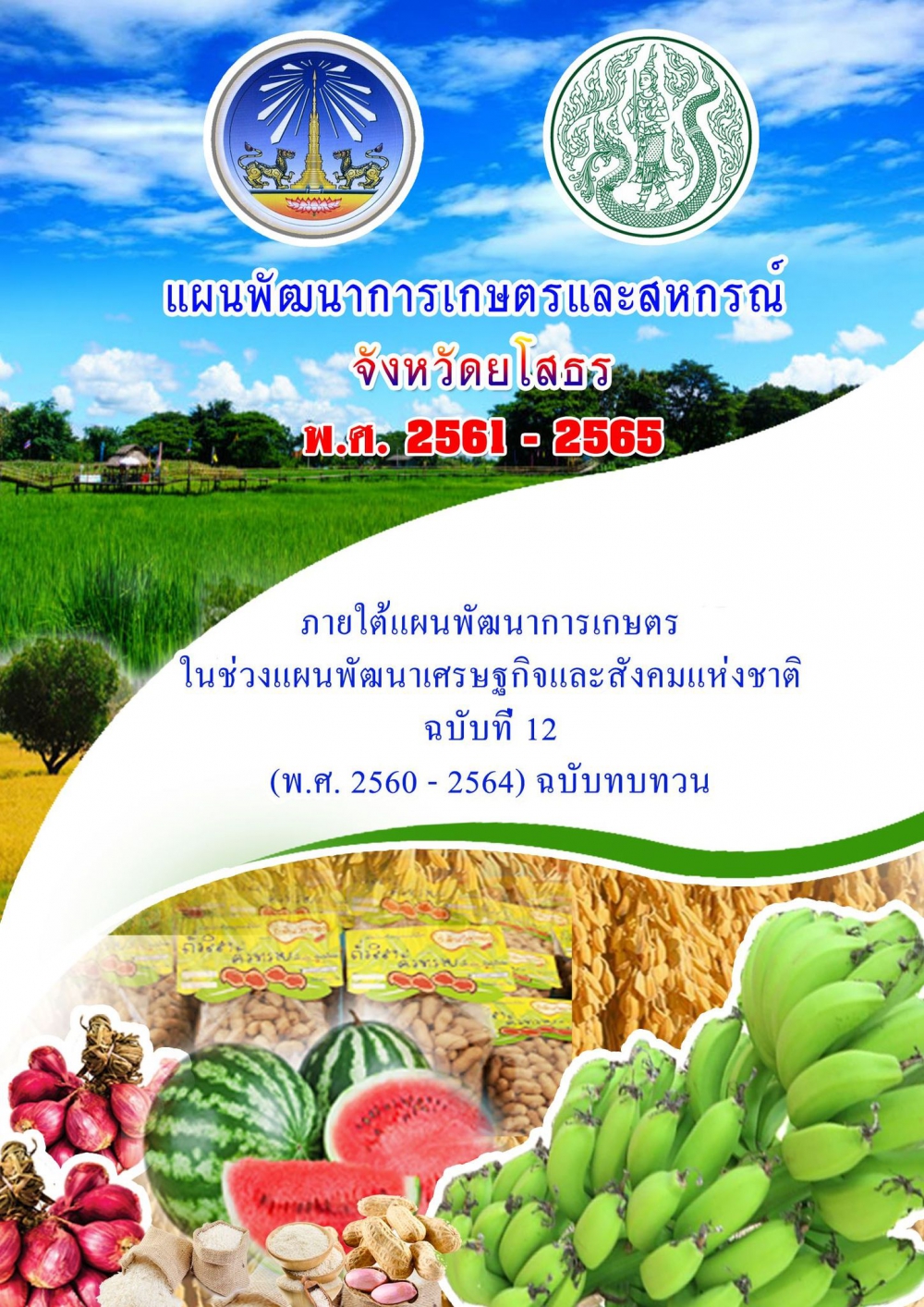 แผนพัฒนาการเกษตรและสหกรณ์จังหวัด ฉบับทบทวน 2561-2565