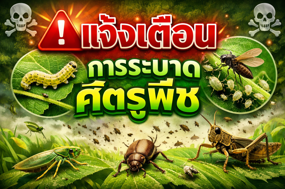 เตือนการระบาดศัตรูพืช ประจำธันวาคม 2568