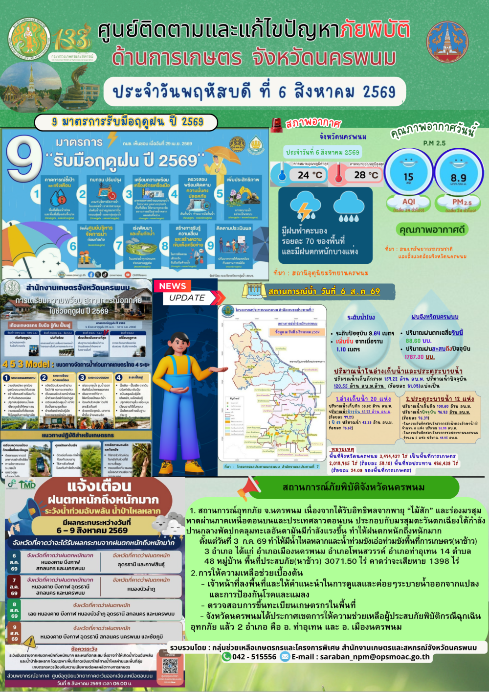 ศูนย์ติดตามและแก้ไขปัญหาภัยพิบัติด้านการเกษตร
