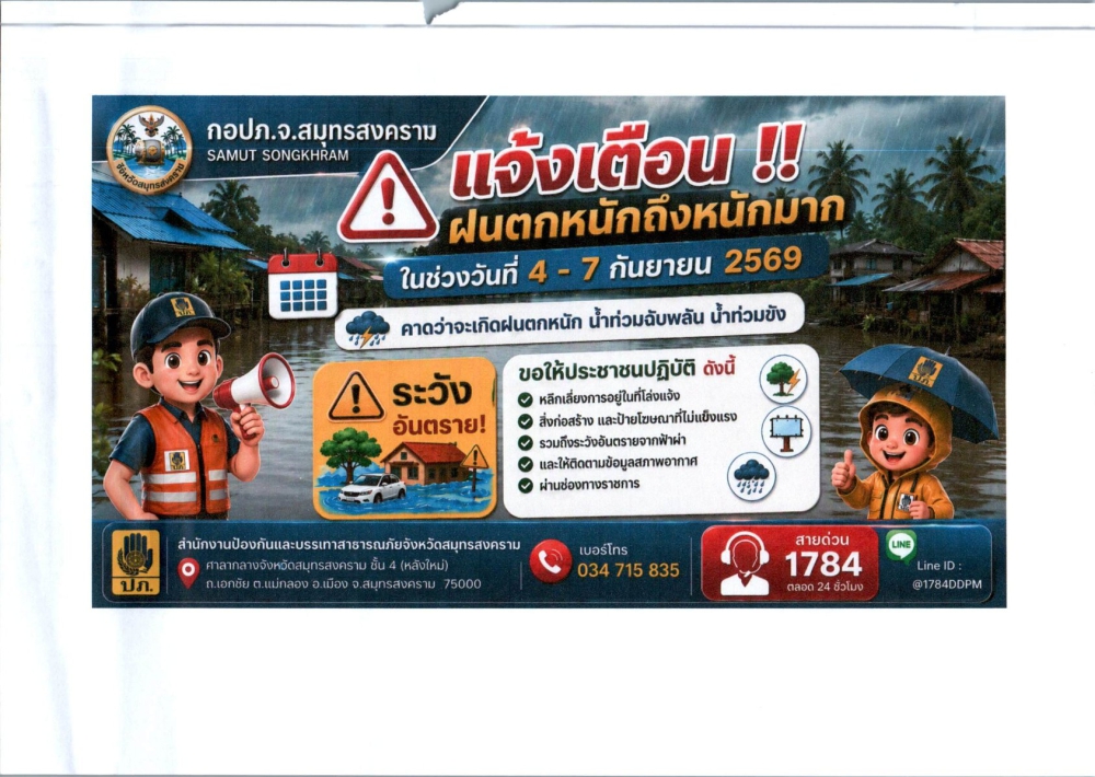 ประกาศกรมอุตุนิยมวิทยา